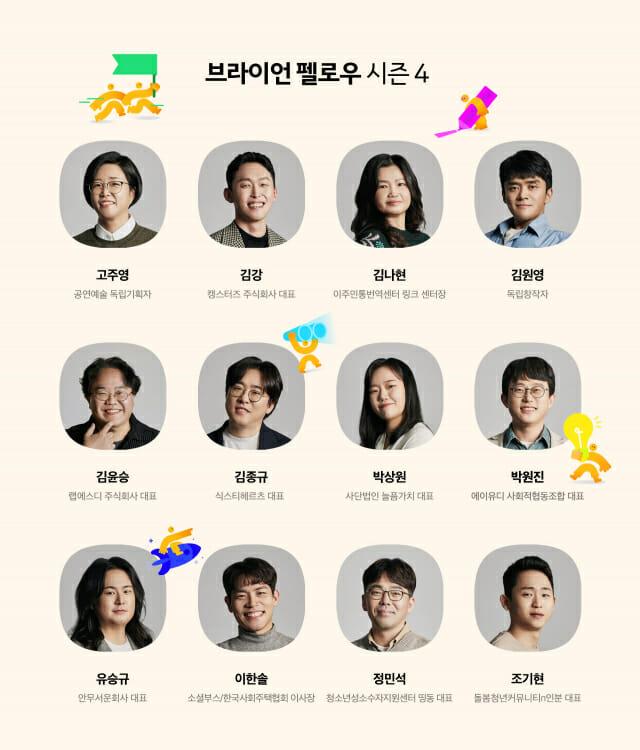 브라이언임팩트, ‘브라이언 펠로우 시즌4’ 사회혁신가 12인 발표